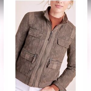 Marrakech Anthropologie Colby Bomber‎ Jacket